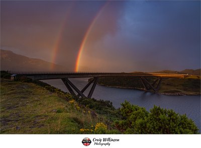 Kylesku Bridge - Double Rainbow 🌈