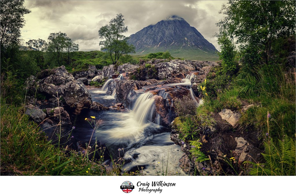 Etive Mor Waterfall