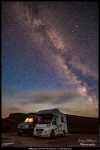 Milkyway over The Motorhome, on the Quiraing