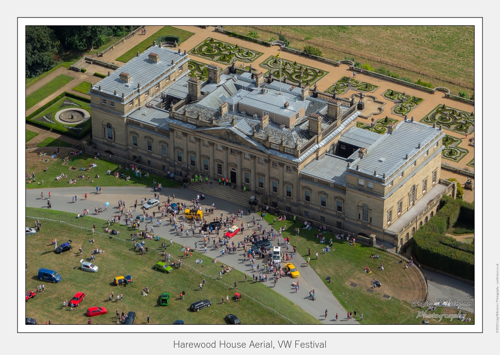 Harewood House Aerial, VW Festival