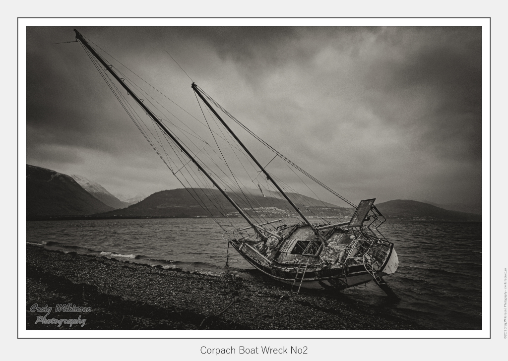 Corpach Boat Wreck No2 - February 19, 2020