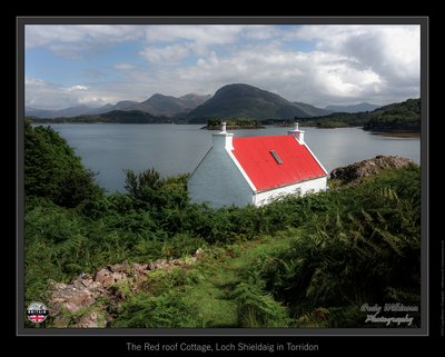The Red roof Cottage, Loch Shieldaig in Torridon