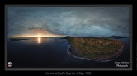 Sunrise at Staffin Bay