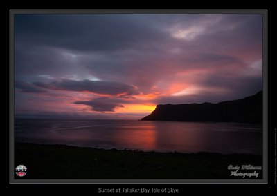 Sunset at Talisker Bay