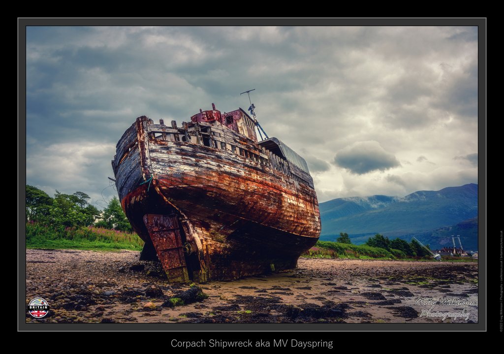 Old boat of Corpach