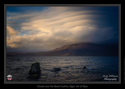 Clouds over the Black Cuillins, Elgol, Isle of Skye