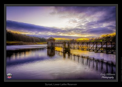Sunset, Lower Laithe Reservoir